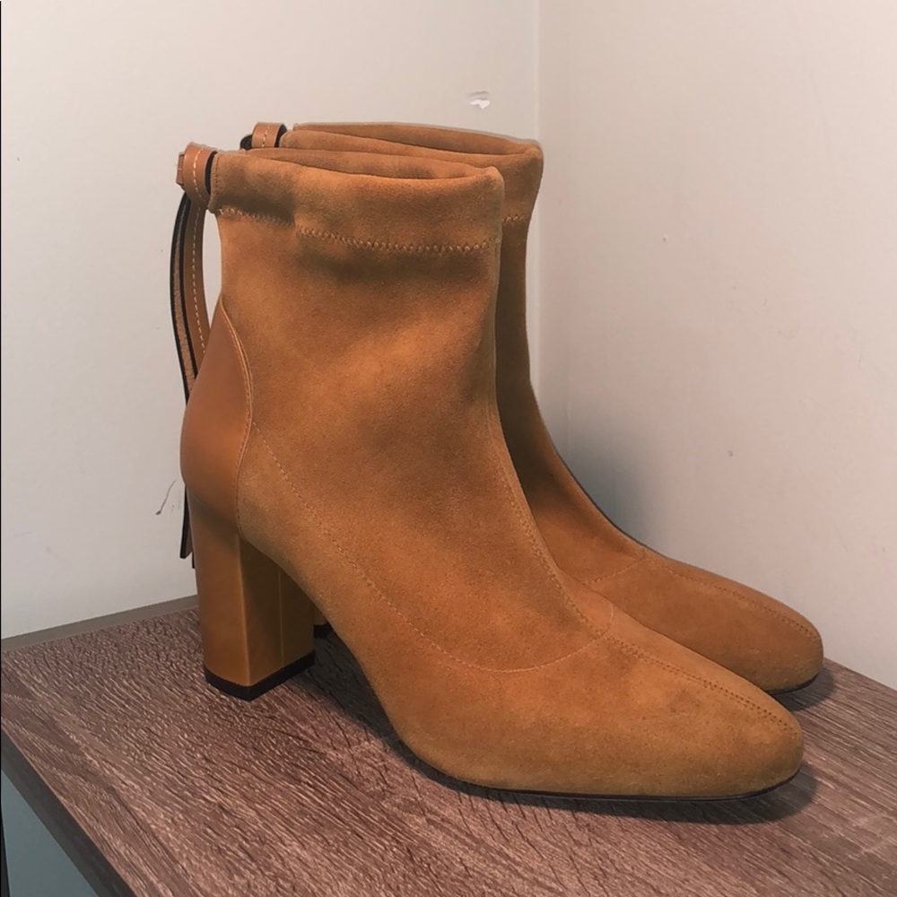 Stuart Weitzman Tan Suede Boots